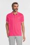 Blue Industry Roze Polo Shirt Korte Mouw Pink Heren - Thumbnail 1