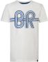 Blue Rebel T-shirt Erben met printopdruk offwhite Ecru Jongens Katoen Ronde hals 110 116 - Thumbnail 1
