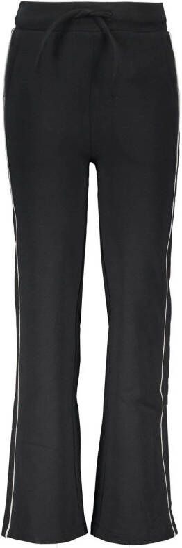 B.Nosy Active lijn straight fit broek met zijstreep zwart