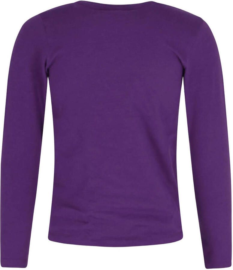 B.Nosy aansluitende longsleeve met print paars - Foto 2