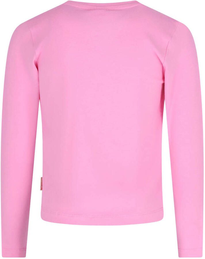 B.Nosy aansluitende longsleeve met print roze - Foto 2