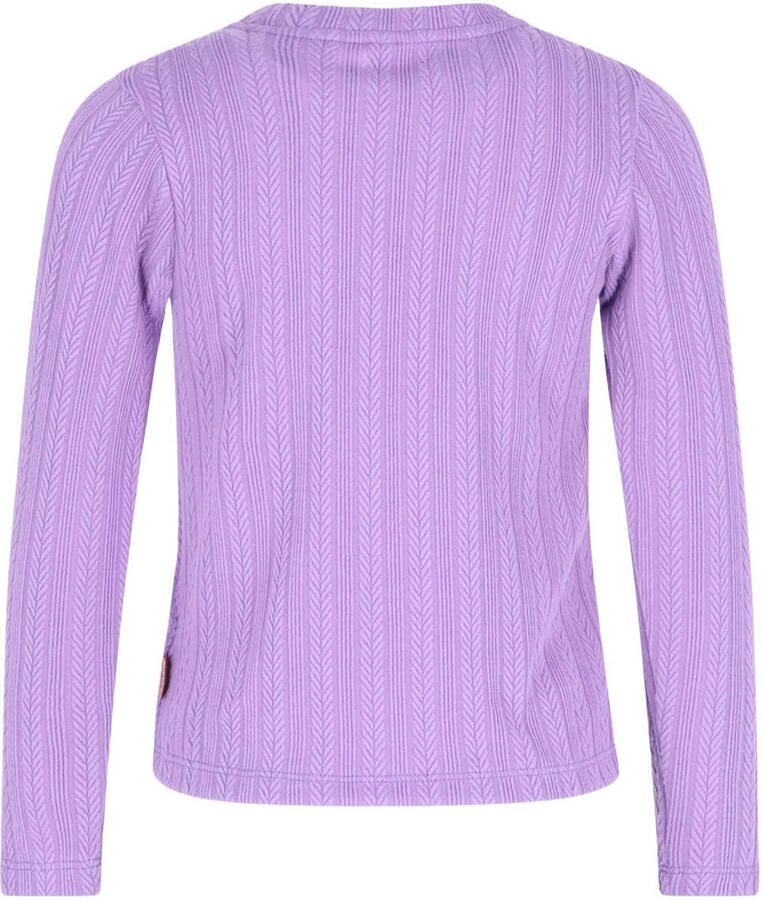 B.Nosy aansluitende longsleeve paars Meisjes Polyester Ronde hals - Foto 2