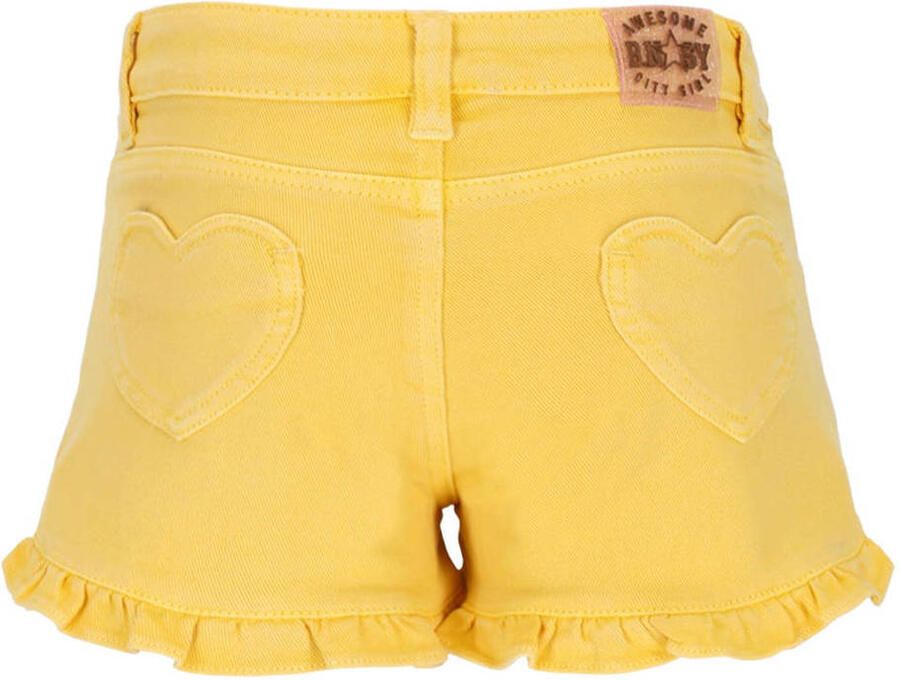 B.Nosy denim slim short geel - Foto 2