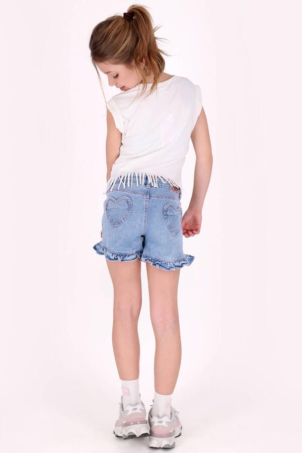 B.Nosy denim slim short light blue denim - Foto 2