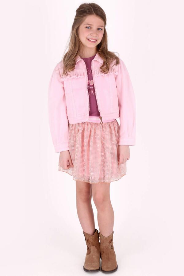 B.Nosy denim spijkerjas roze