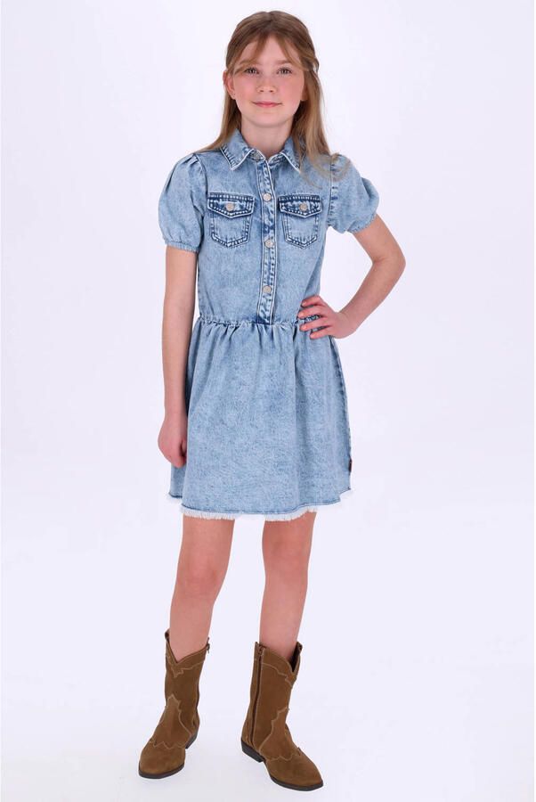 B.Nosy denim spijkerjurk light blue denim - Foto 2