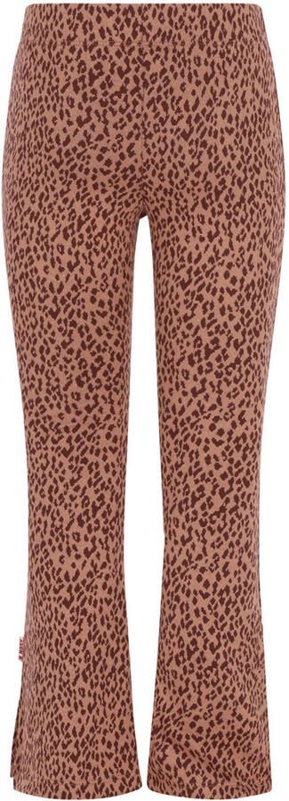 B.Nosy flared broek met panterprint bruin Meisjes Polyester Panterprint - Foto 2