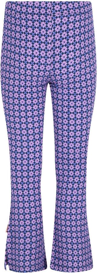 B.Nosy flared broek met print paars - Foto 2