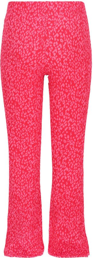 B.Nosy flared broek met print roze