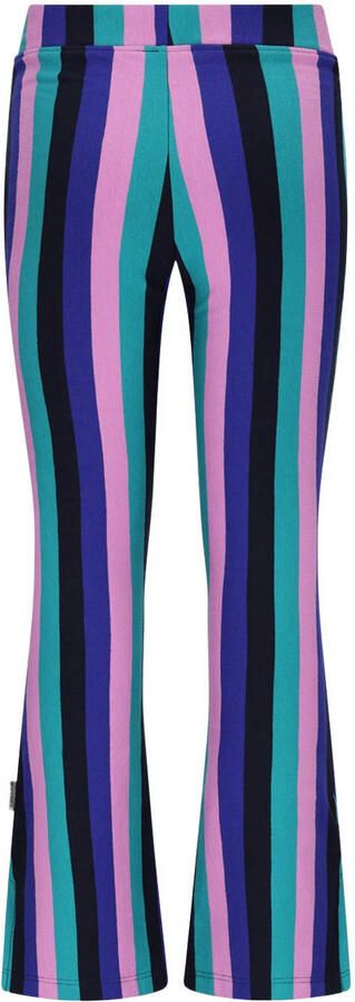 B.Nosy flared gestreepte legging paars - Foto 3