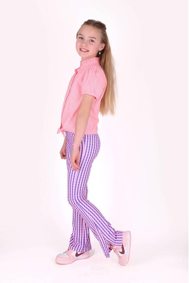 B.Nosy gestreepte blouse roze - Foto 3