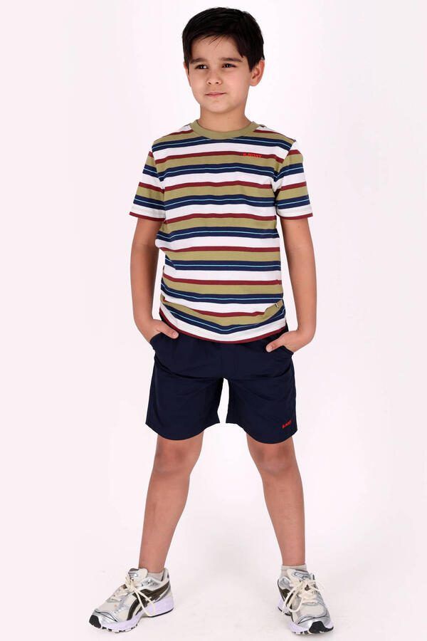 B.Nosy gestreepte T-shirt groen