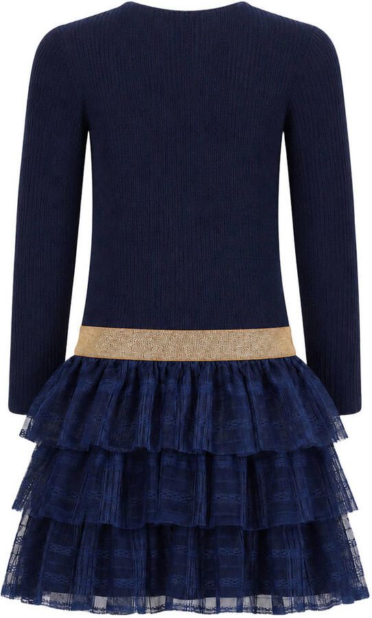 B.Nosy midi jurk met glitters donkerblauw - Foto 2