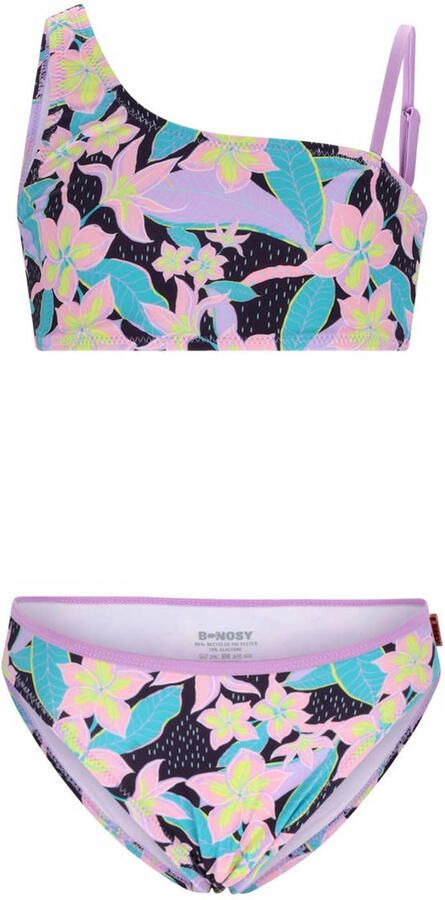 B.Nosy one shoulder bikini lila