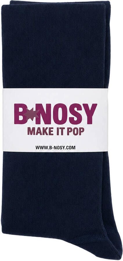 B.Nosy panty donkerblauw (set van 2) Meisjes Polyamide Effen - Foto 2