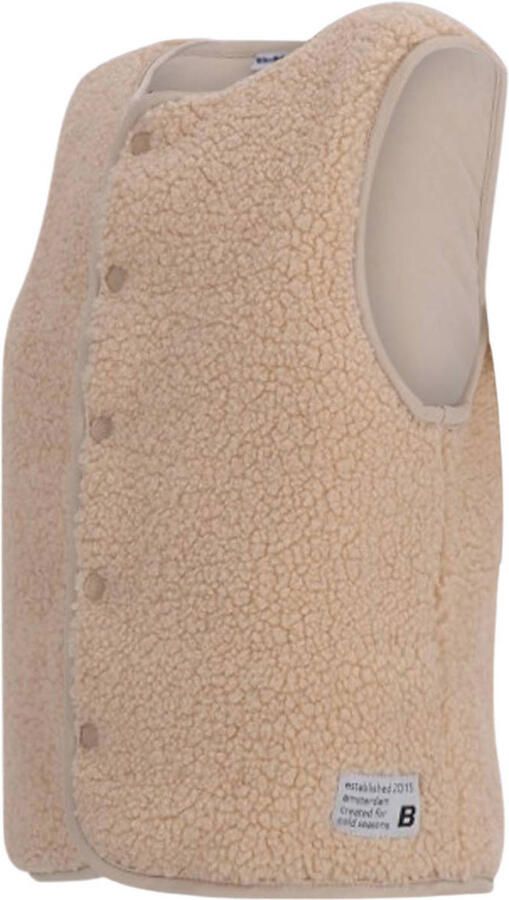 B.Nosy rechtvallend teddy gilet beige Effen - Foto 2