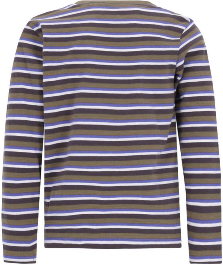 B.Nosy rechtvallende gestreepte longsleeve grijs - Foto 2