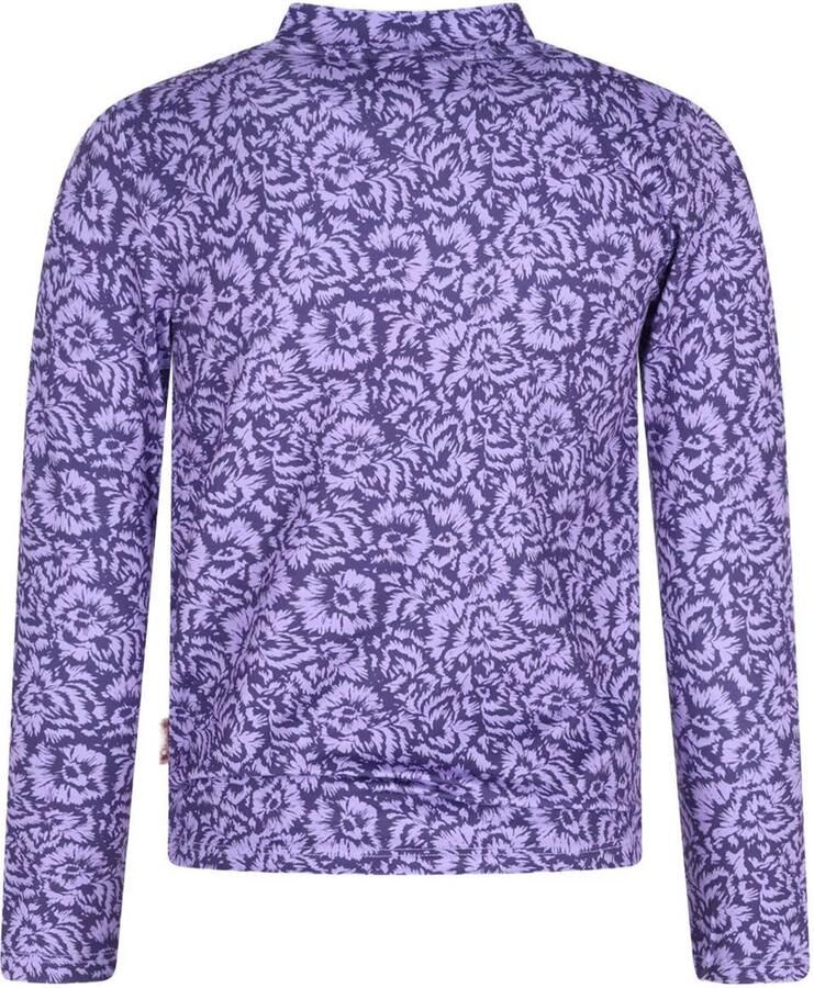 B.Nosy rechtvallende longsleeve met print paars lila Meisjes Polyester Opstaande kraag - Foto 2