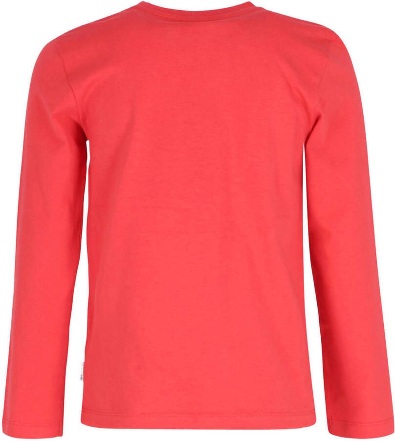 B.Nosy rechtvallende longsleeve met print rood - Foto 2