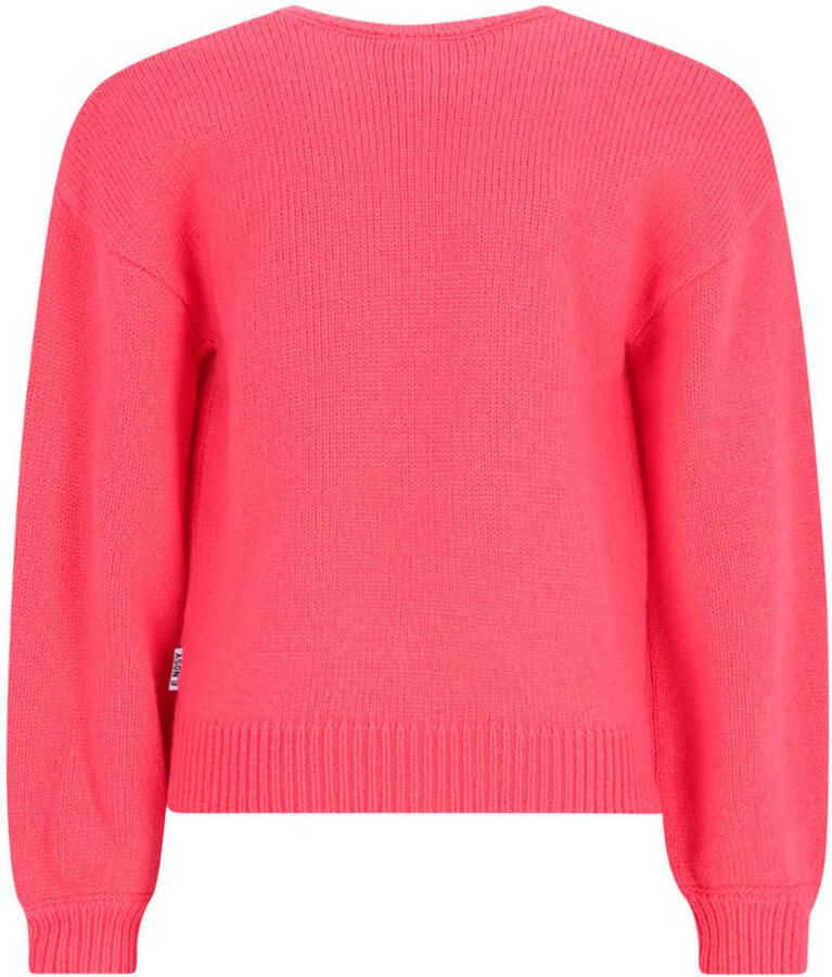 B.Nosy rechtvallende sweater met print oranje
