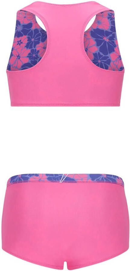 B.Nosy reversible halterbikini felroze blauw - Foto 2
