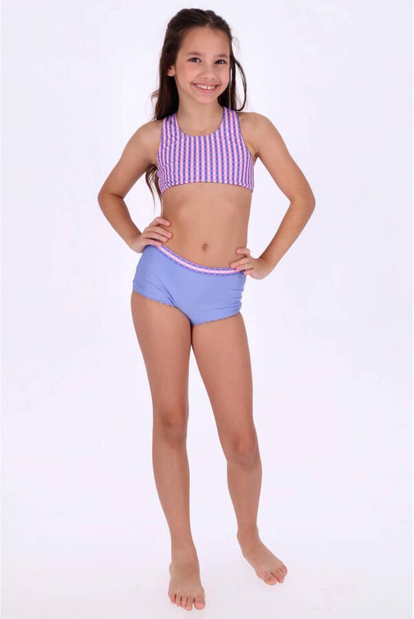 B.Nosy reversible halterbikini roze paars - Foto 2