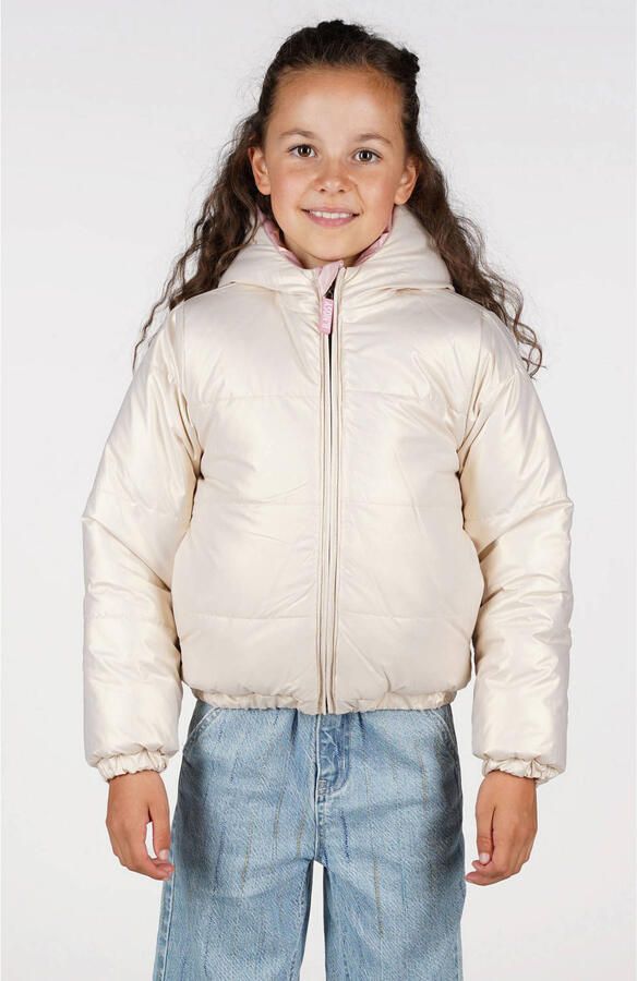 B.Nosy reversible jas winter roze wit - Foto 2