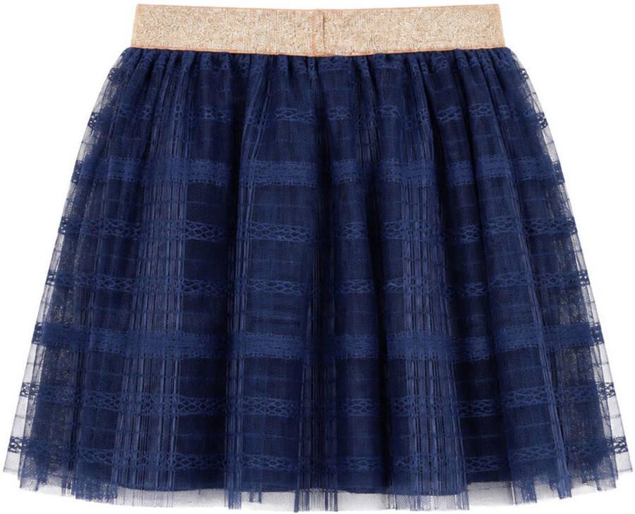B.Nosy semi-transparante korte rok met print donkerblauw Meisjes Polyester - Foto 2