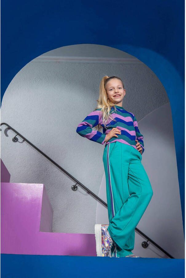 B.Nosy straight casual broek turquoise - Foto 2