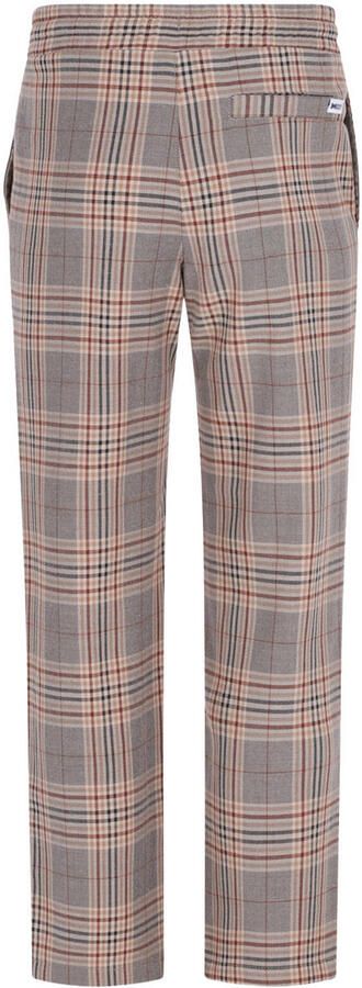 B.Nosy straight leg geruite casual broek beige bruin - Foto 2