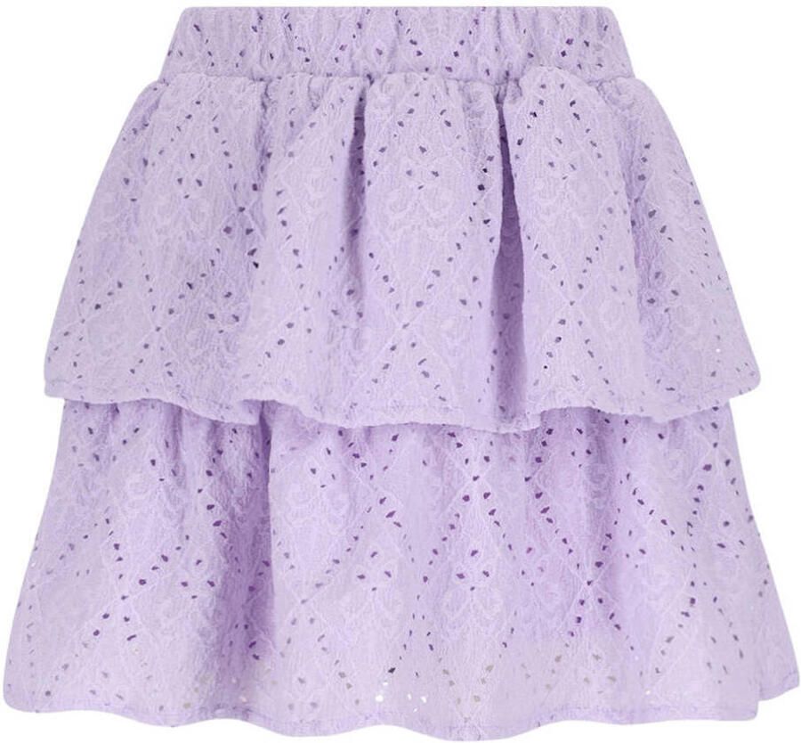 B.Nosy strokenrok broderie lila - Foto 2