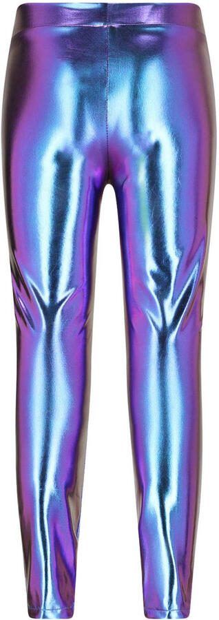 B.Nosy super skinny casual broek paars Meisjes Coated Effen - Foto 2