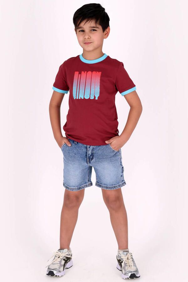 B.Nosy T-shirt donkerrood