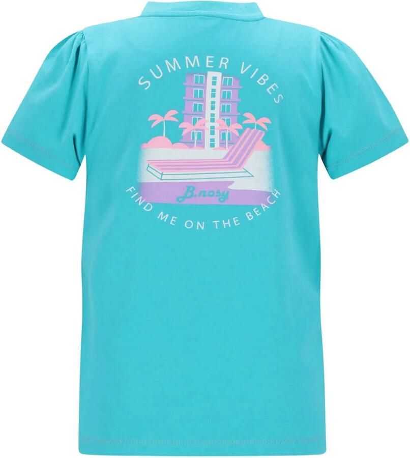 B.Nosy T-shirt met backprint blauw - Foto 2
