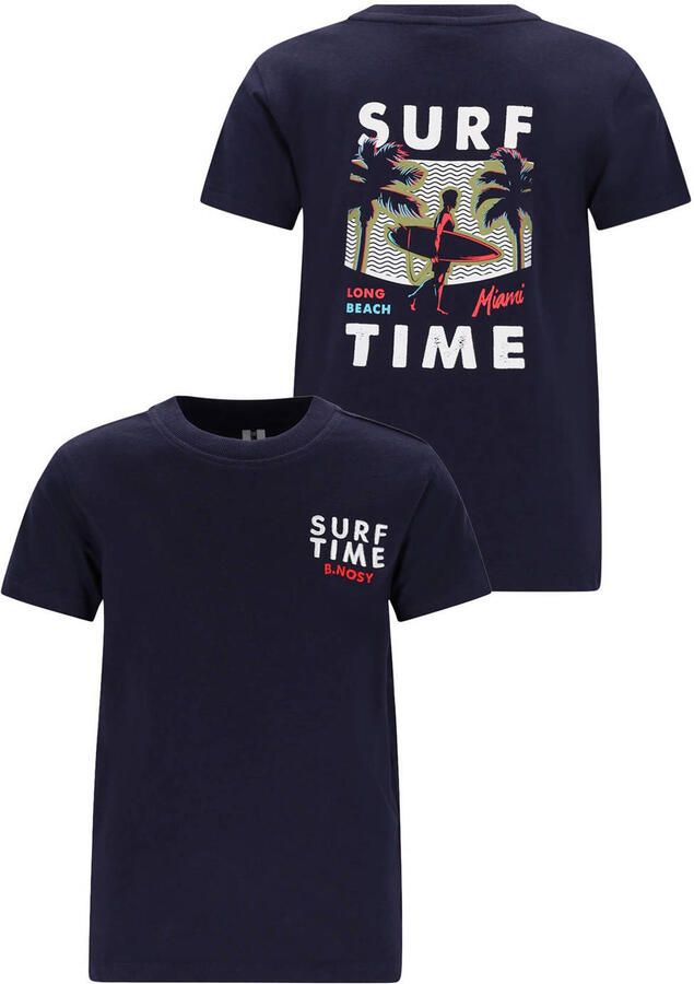 B.Nosy T-shirt met backprint donkerblauw - Foto 3