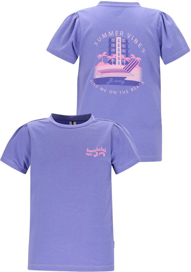 B.Nosy T-shirt met backprint paars - Foto 2
