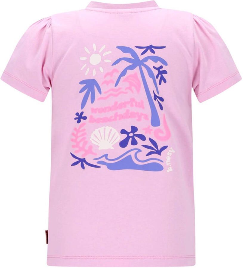 B.Nosy T-shirt met backprint roze - Foto 2