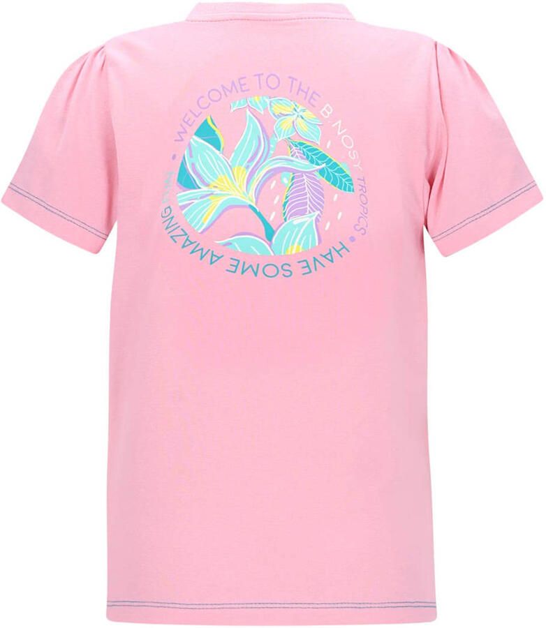 B.Nosy T-shirt met backprint roze - Foto 2