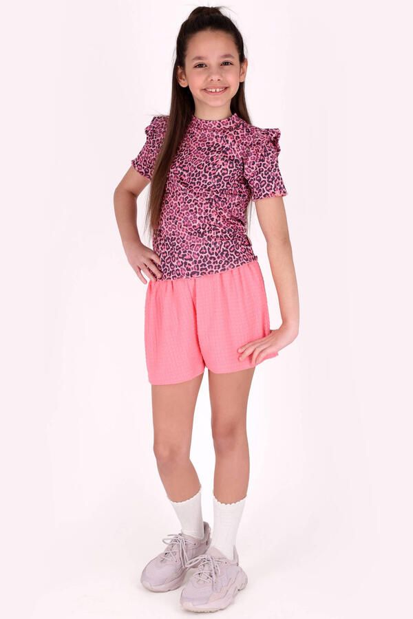 B.Nosy T-shirt met panterprint roze