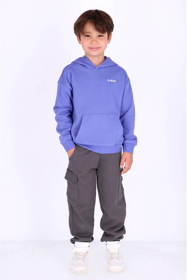 B.Nosy tapered cargobroek grijs - Foto 2