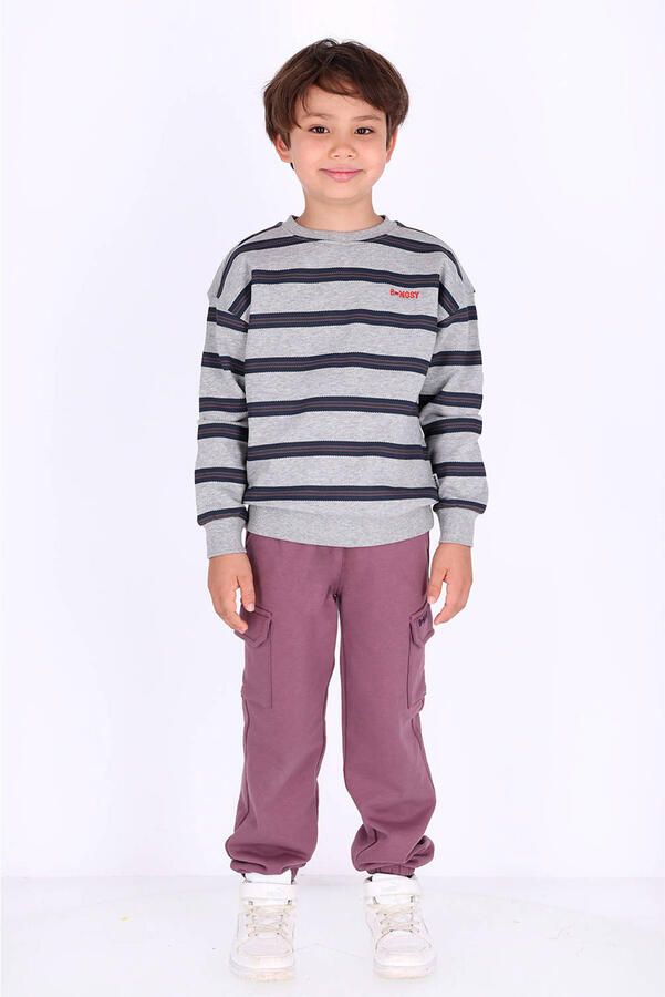 B.Nosy tapered cargobroek paars - Foto 1