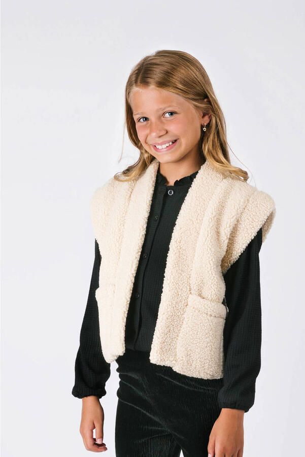 B.Nosy teddy gilet ecru