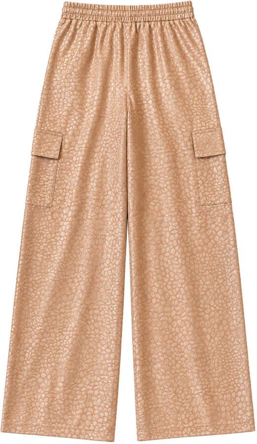 B.Nosy wide leg cargobroek met print - Foto 3