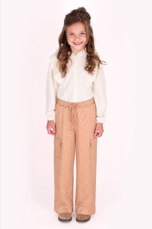 B.Nosy wide leg cargobroek met print - Foto 2
