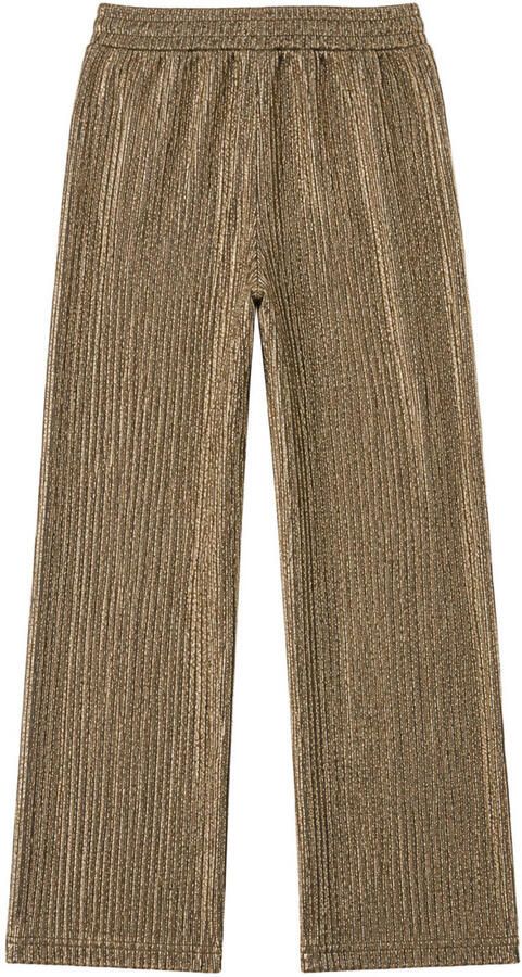 B.Nosy wide leg pantalon met glitters goud - Foto 2