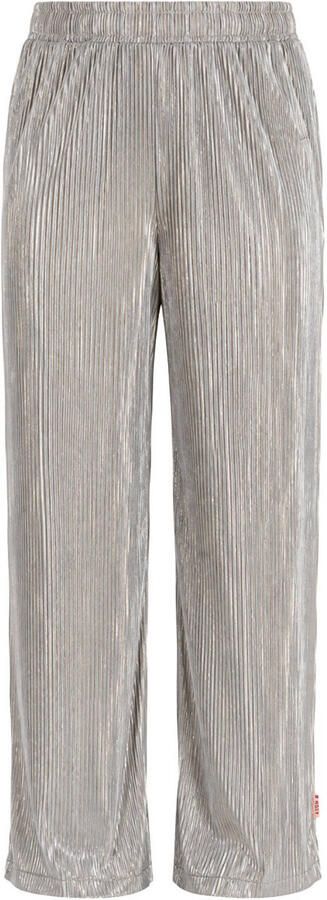 B.Nosy wide leg plissé casual broek grijsgroen Meisjes Polyester Effen