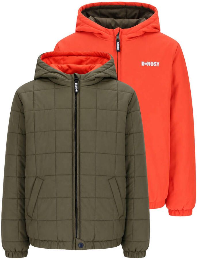 B.Nosy reversible winterjas donkergroen
