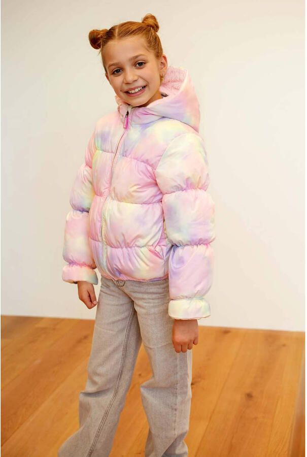 B.Nosy winterjas met print roze