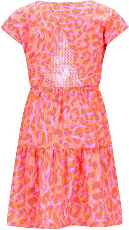 B.Nosy zomerjurk met panterprint roze - Foto 3