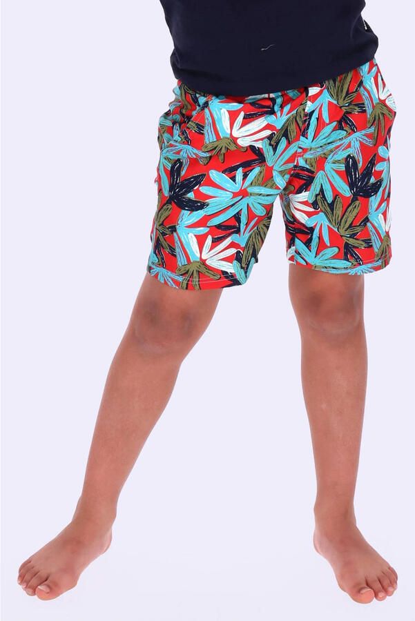 B.Nosy zwemshort rood blauw bruin - Foto 3
